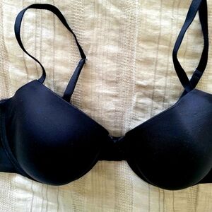 Aerie Lightly Lined Ella Bra in Black Size 38D